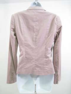 DKNY Light Pink Velour Buttoned Blazer Jacket Size 2  