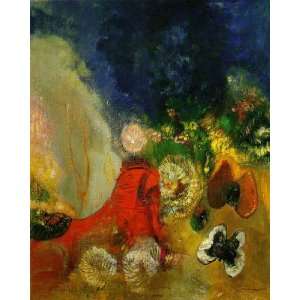  Hand Made Oil Reproduction   Odilon Redon   32 x 40 inches 