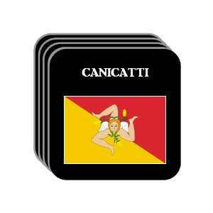  Italy Region, Sicily (Sicilia)   CANICATTI Set of 4 Mini 