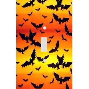  Halloween Sunset Bats Decorative Switchplate Cover