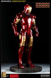 Sideshow Collectibles Iron Man Mark III 12 Legendary Scale HUGE Ltd 