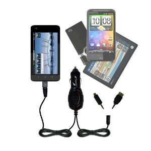 com Double Car Charger with tips including a tip for the Dell Streak 