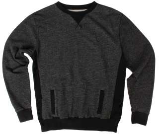 JSLV Clothing Classic Crewneck Fleece Sweatshirt   Black   FREE 