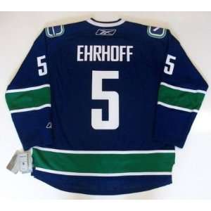   Christian Ehrhoff Vancouver Canucks Jersey Rbk Real 