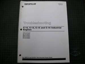 CAT Caterpillar C10 12 15 16 Repair Shop Service Manual  