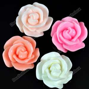pcs Resin Flower Cabochons Beads 26mm  