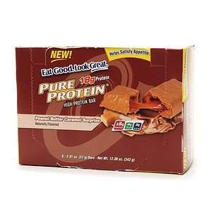   High Protein Bar, Peanut Butter Caramel Surprise 6 ct (Quantity of 3