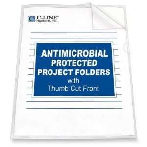   Project Folder,Letter   8.5 x 11   25 / Box   Clear