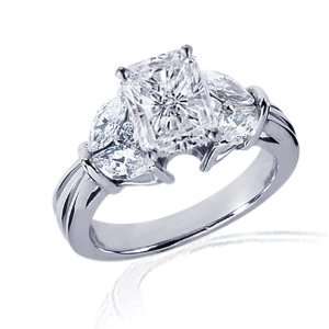 Ct Radiant Cut Diamond Vintage Style Engagement Ring CUTIDEAL 14K 