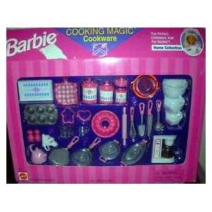   Barbie Cooking Magic Cookware Fun Fixin Playset (1998) Toys & Games