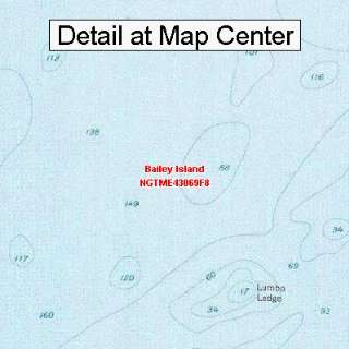   Map   Bailey Island, Maine (Folded/Waterproof)