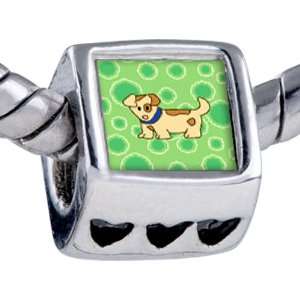  Spotty Dog Beads   Chamilia Bead & Bracelet Compatible 