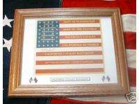 US33 star Civil War Flag.California 100 Cavalry  