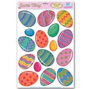  Easter Egg Color Bright Window Clings