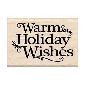   Rubber Stamp LL Warm Holiday Wishes STAMPLL 99632; 2 Items/Order Arts