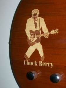 CHUCK BERRY Signed Autograph Guitar Laser Engraved One of a Kind COA 