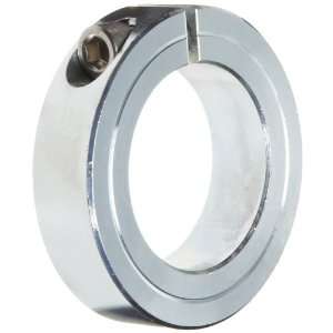 Climax Metal 1C 212 Z One Piece Clamping Collar, Zinc Plating, Steel 