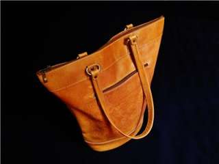   Egyptian Hand Made Genuine Camel Leather Shopper Purse Bag  