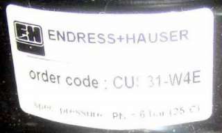 Endress+Hauser Turbimax CUS31 W4E New  