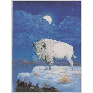  White Bison   Poster by Marianne Caroselli (6x8)