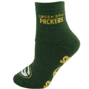  Green Bay Packers Green Slipper Socks 