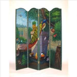  Exotic Bird Themed Room Divider