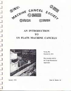 An Introduction to US Flats Machine Cancels(Bk206)  
