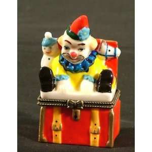  Clown Collection in Steamer Trunk Trinket Box phb