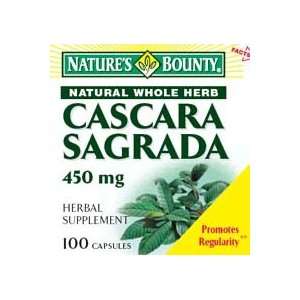 Cascara Sagrada 450mg Caps, by Natures Bounty 100 Caps