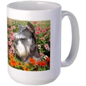  Best Friend Black Silver Schnauzer Pets Large Mug by 