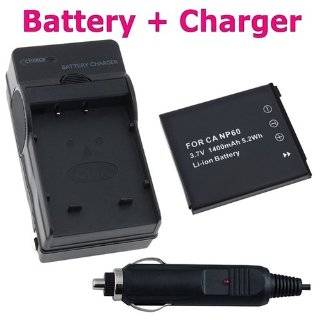 Battery+Charger for Casio Exilim EX S10 Z80 NP 60 EX Z9