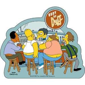 Simpsons Body By Duff Sticker S SIM 0045 Toys & Games