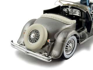 1935 DUESENBERG SSJ SILVER/BLUE 132 DIECAST MODEL CAR  