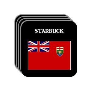  Manitoba   STARBUCK Set of 4 Mini Mousepad Coasters 