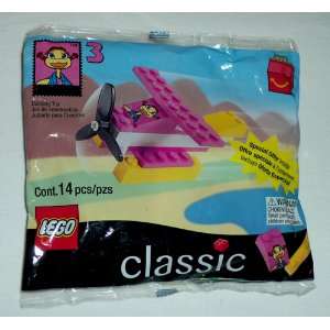  McDonalds LEGO CLASSIC #3 Pink Airplane Birdie, 1999 
