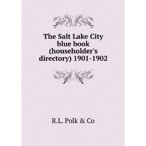   blue book (householders directory) 1901 1902 R.L. Polk & Co Books