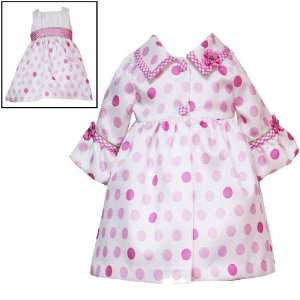  Rare Editions Baby/Infant Girls 12M 24M 2 Piece IVORY PINK 