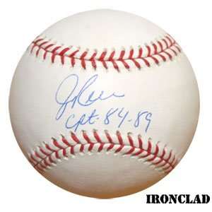 Jim Rice Autographed Baseball w/ Cpt. 84 89 Insc.  Sports 