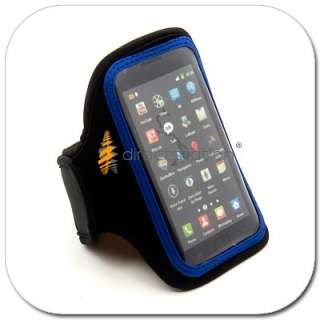 Blue Armband Case Pouch Samsung Captivate Galaxy S i897  