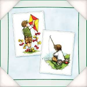 Flower Soft Moments in Time Card Toppers Boys or Girls  