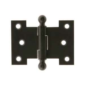   Solid Brass Parliament Hinge With Ball Tips in Oil Rubbed Bronze
