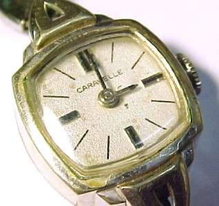 Caravelle by Bulova 1974 Vintage Womens Wristwatch; AS IS; 17 Jewels 