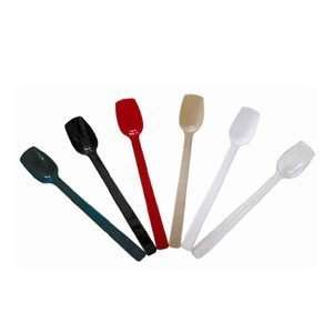  10 White Perforated Serving Spoon