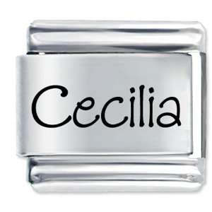  Name Cecilia Italian Charms Pugster Jewelry