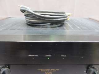   N55ES Stereo Power Amplifier Spontaneous Twin Drive 55ES & Audio Cable
