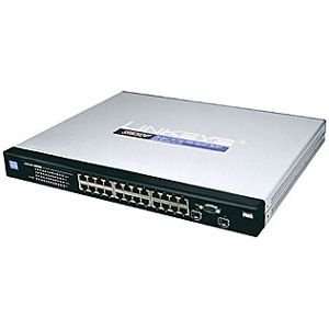  Cisco SRW2024P 24 port WebView Gigabit Ethernet Switch 