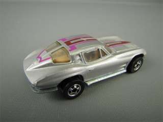 79 Hot Wheels Toy Silver Corvette Split Window Car  