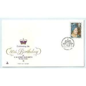 Celebrating The 80th Birthday Of H.M. Queen Elizabeth First Day Cover 
