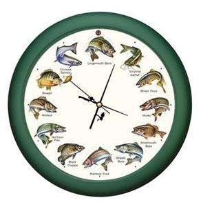 Splashing Game FISH Clock 8 Fisherman sounds each HOUR 789683001022 