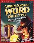 Carmen Sandiego Word Detective   CD Ages 8 14 PC ,Win 9